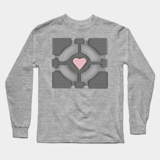 companion cube Long Sleeve T-Shirt